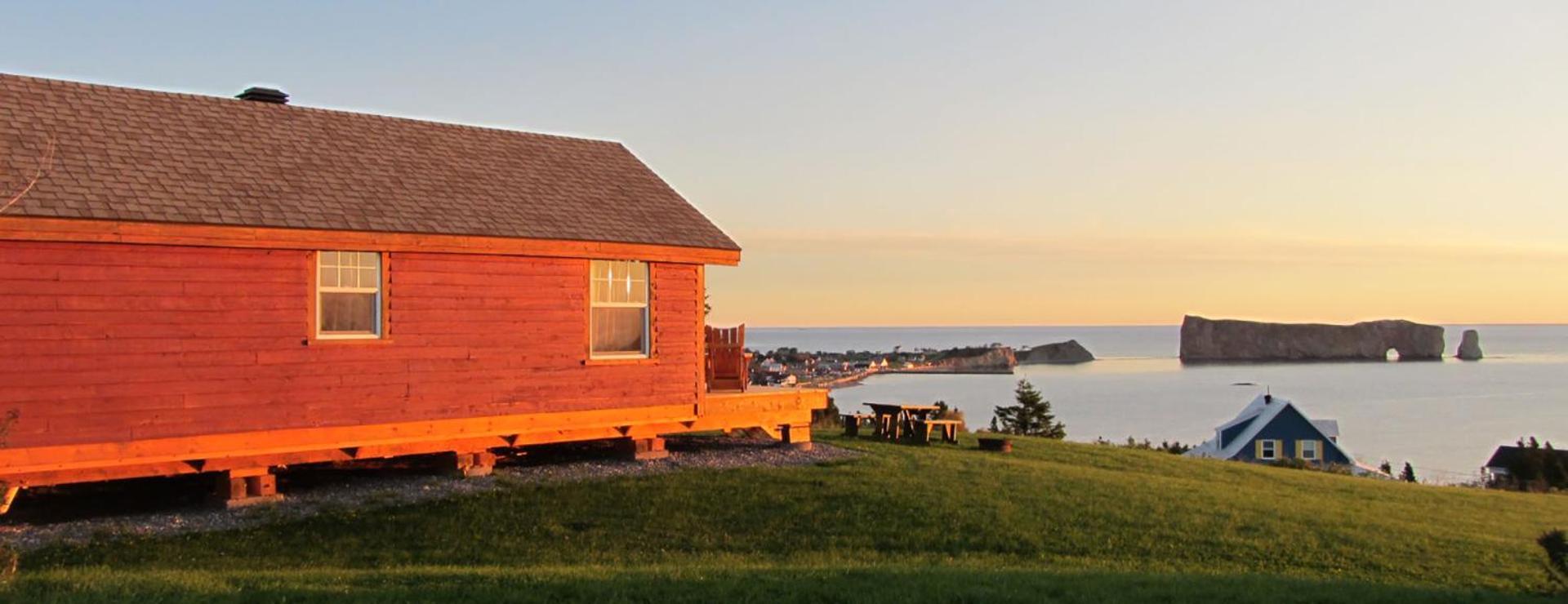 Chalets Nature Ocean Percé Exterior foto